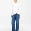 Scoop-Back Blouse