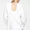 Scoop-Back Blouse