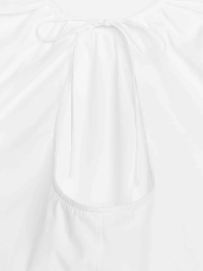 Scoop-Back Blouse