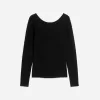 Scoop-Neck Jersey Top