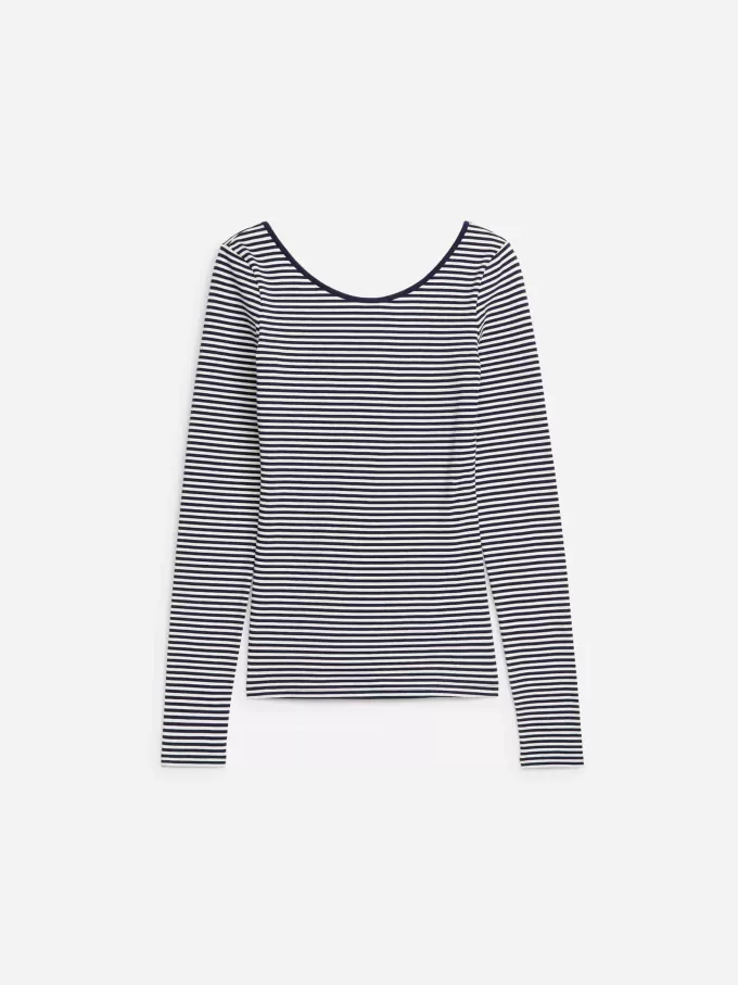 Scoop-Neck Jersey Top