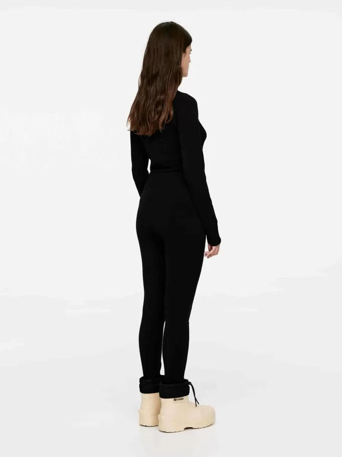 Seamless Wool-Blend Tights