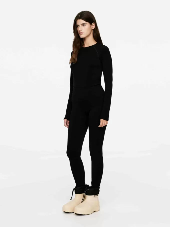 Seamless Wool-Blend Tights