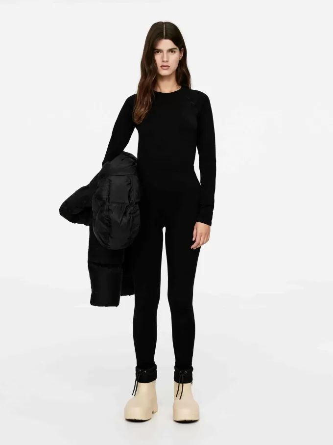 Seamless Wool-Blend Tights