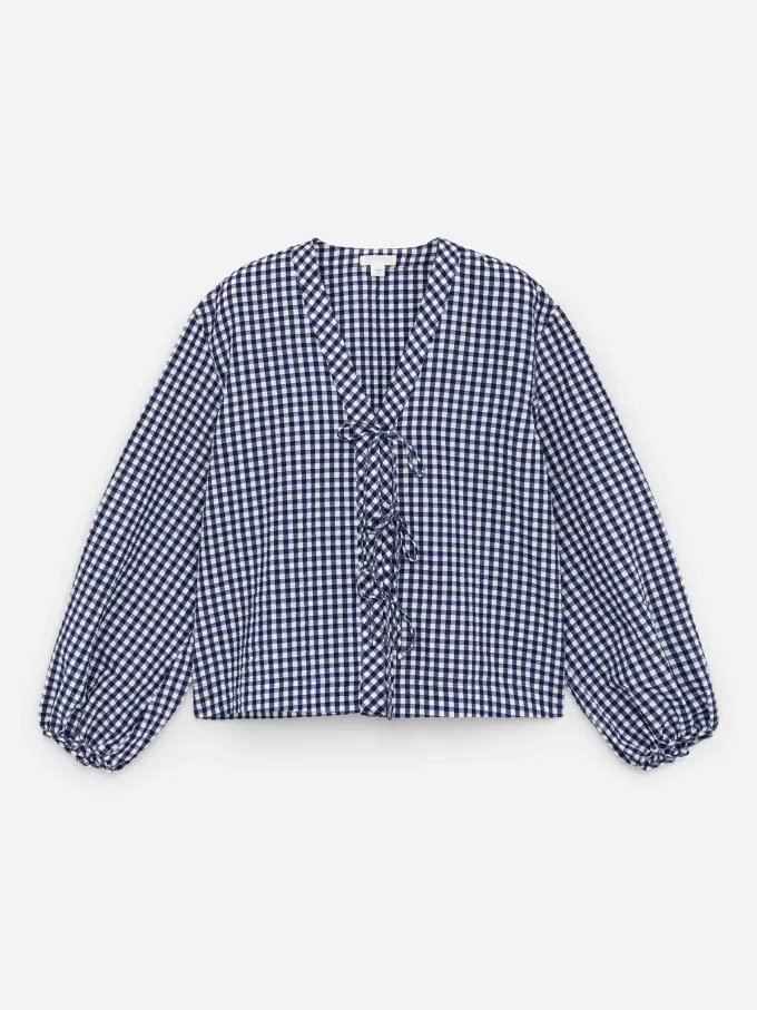 Seersucker Blouse