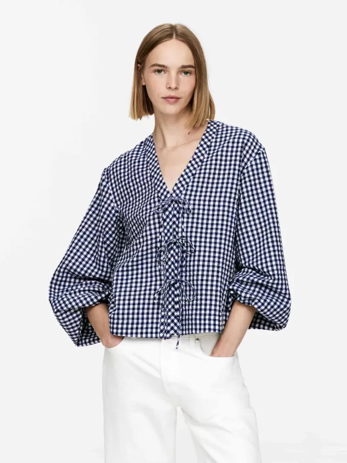 Seersucker Blouse