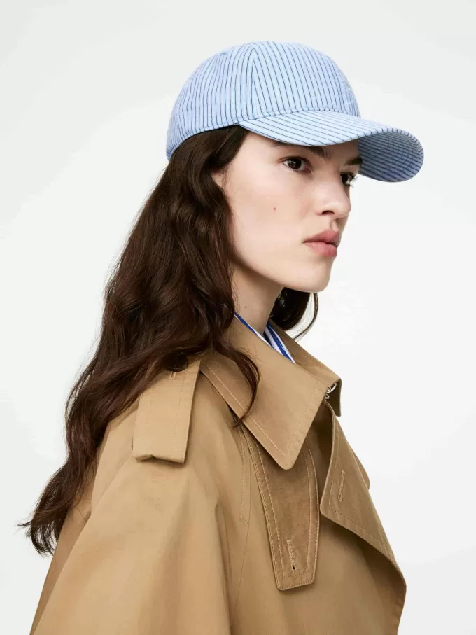 Seersucker Cap