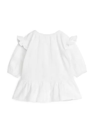 Seersucker Frill Dress