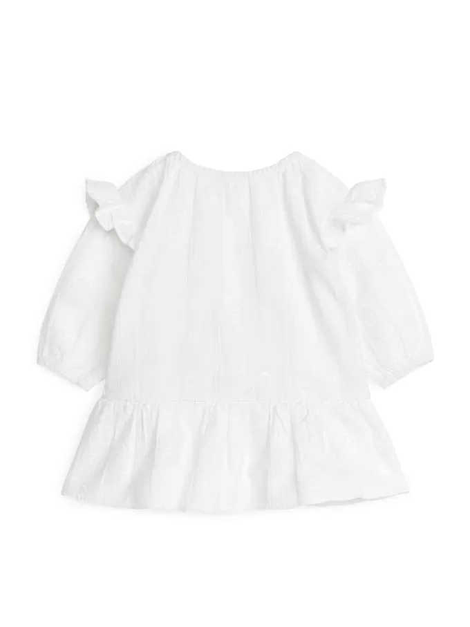 Seersucker Frill Dress