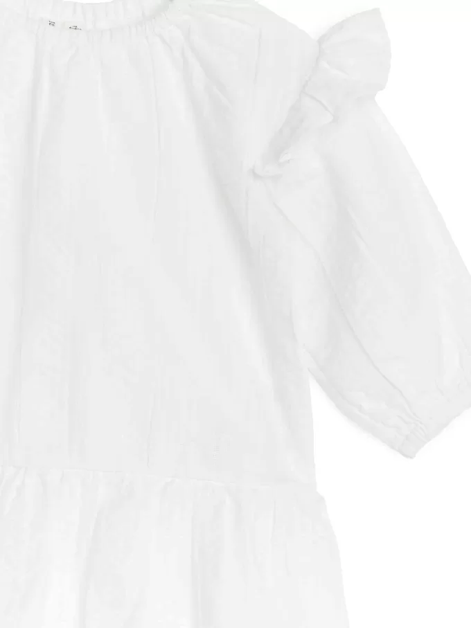 Seersucker Frill Dress