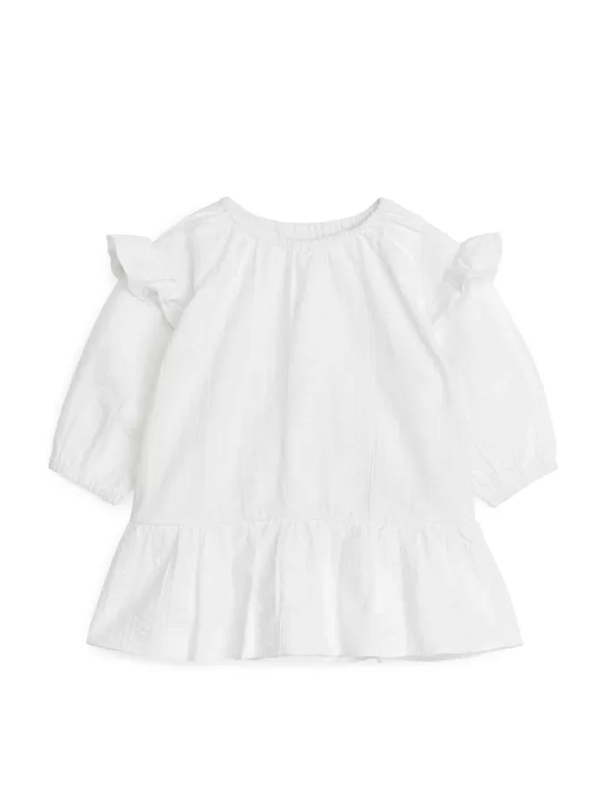 Seersucker Frill Dress