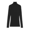 Sheer Merino Wool Roll-Neck