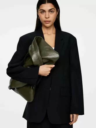 Shiny Leather Bag