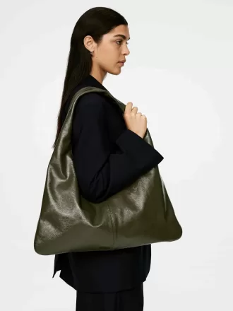 Shiny Leather Bag