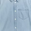 Short-Sleeve Denim Shirt