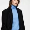 Short-Sleeve Roll-Neck Jumper