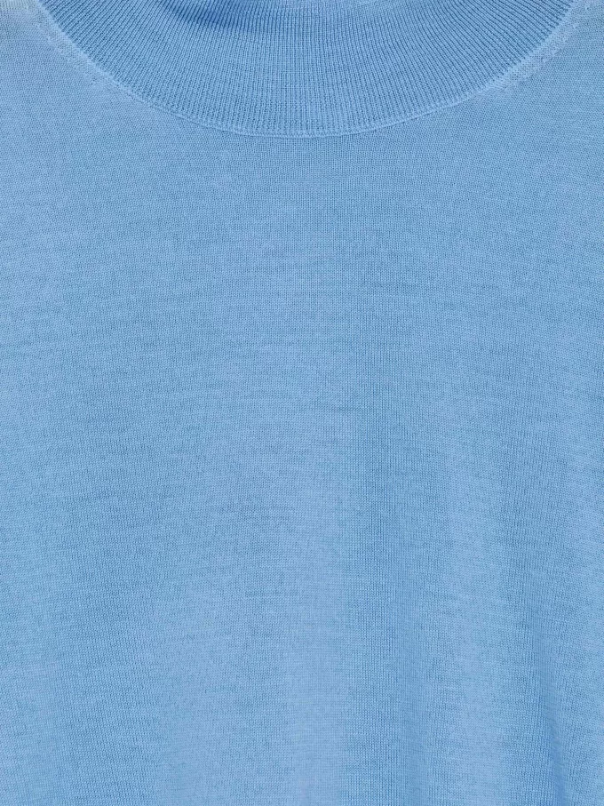Short-Sleeve Roll-Neck Jumper