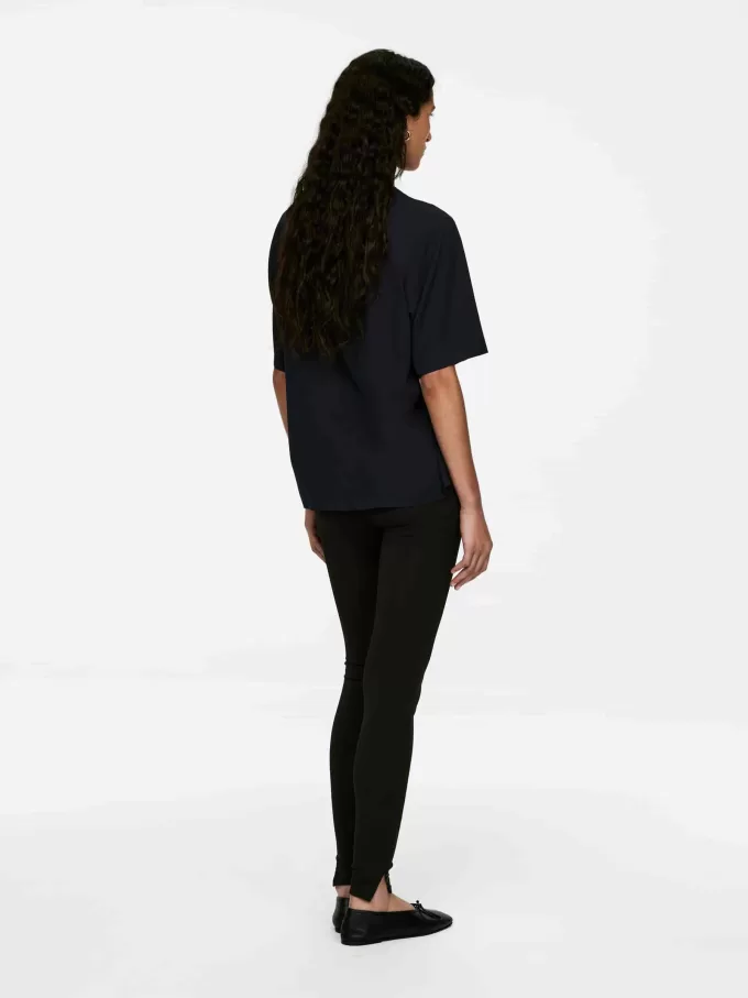 Silk-Crepe T-Shirt