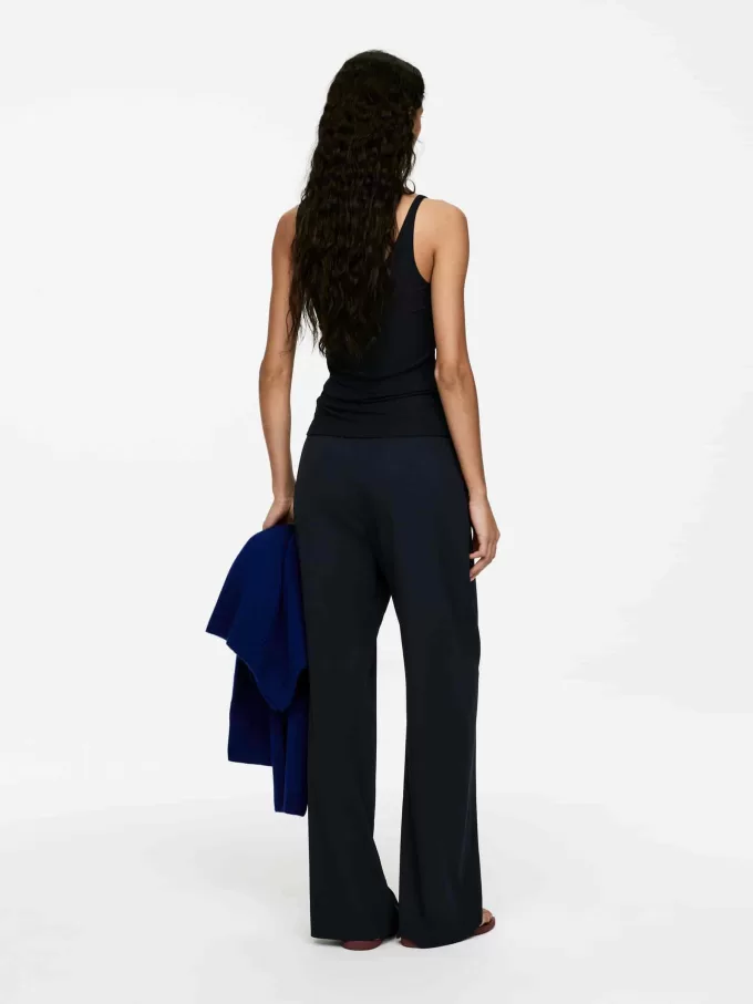 Silk-Crepe Trousers