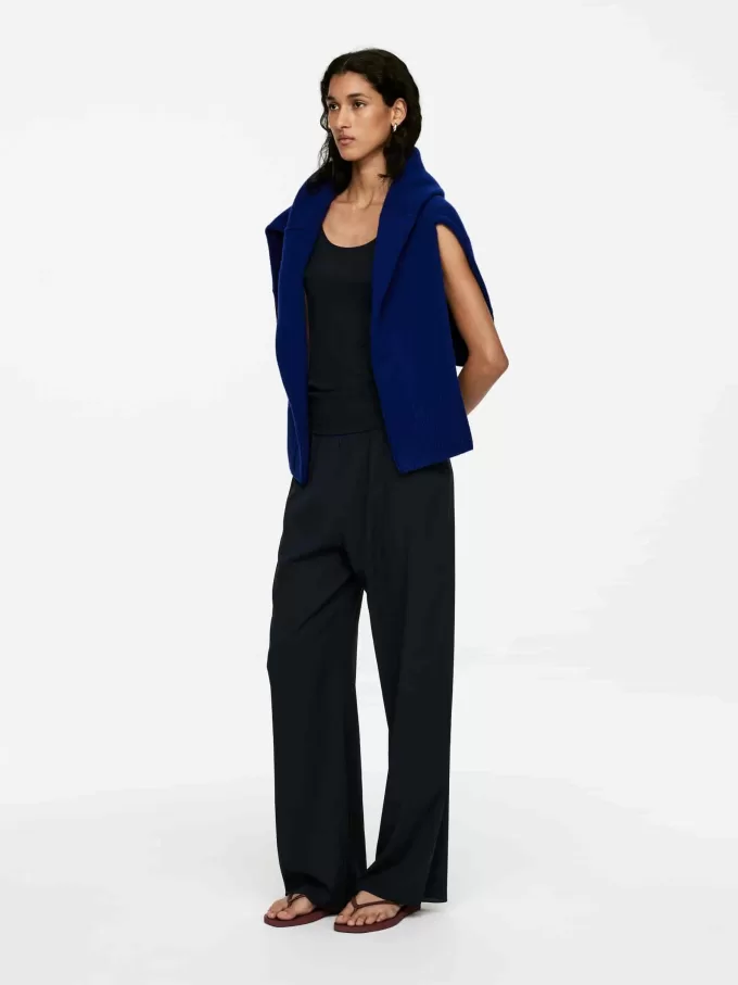 Silk-Crepe Trousers