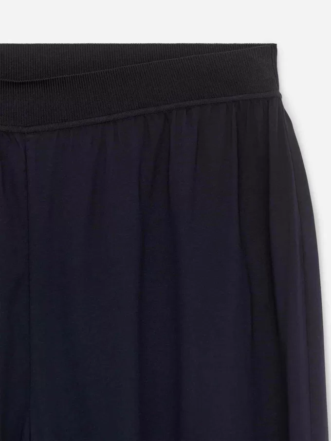 Silk-Crepe Trousers