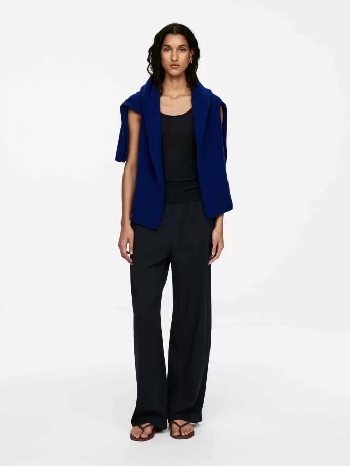 Silk-Crepe Trousers