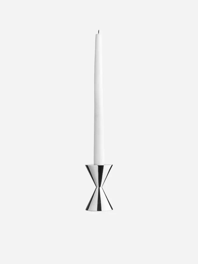 Silver-Plated Candle Holder 9 cm