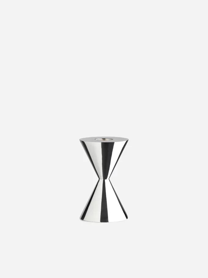 Silver-Plated Candle Holder 9 cm