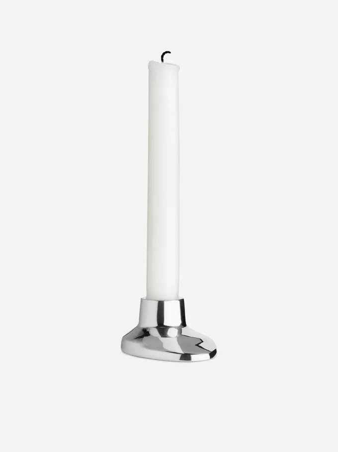 Silver-Plated Candle Holder