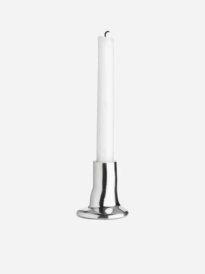Silver-Plated Candle Holder