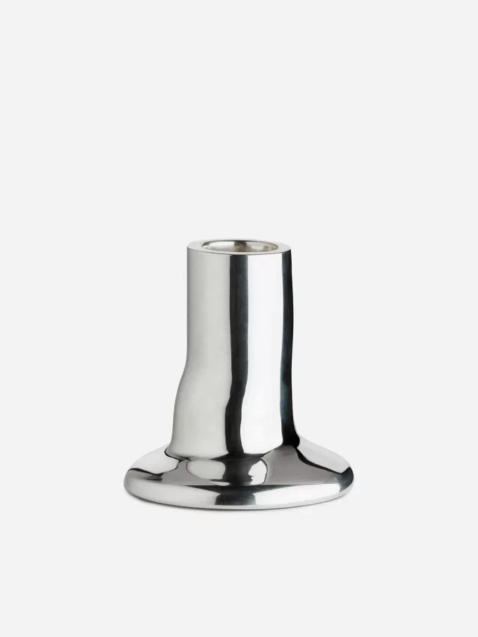 Silver-Plated Candle Holder