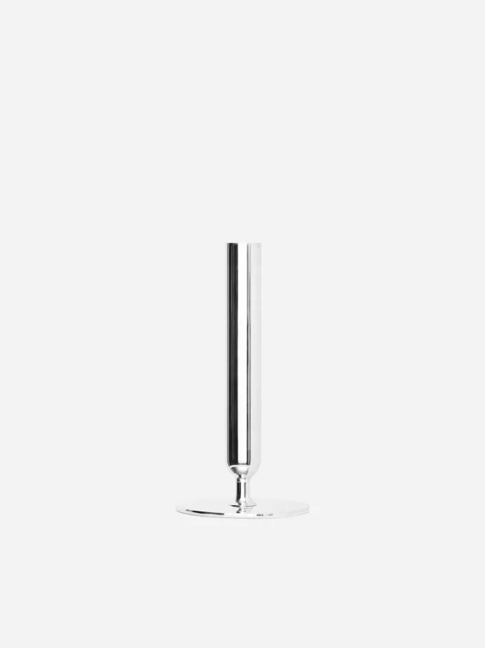 Silver-Plated Candle Holder/Vase