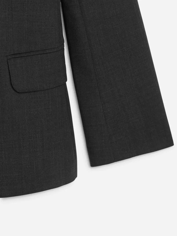 Slim Single-Breasted Blazer