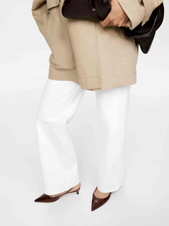 Slingback Leather Pumps