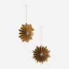 Snowflake Ornaments Set of 2 Snowflake Ornaments Set of 2