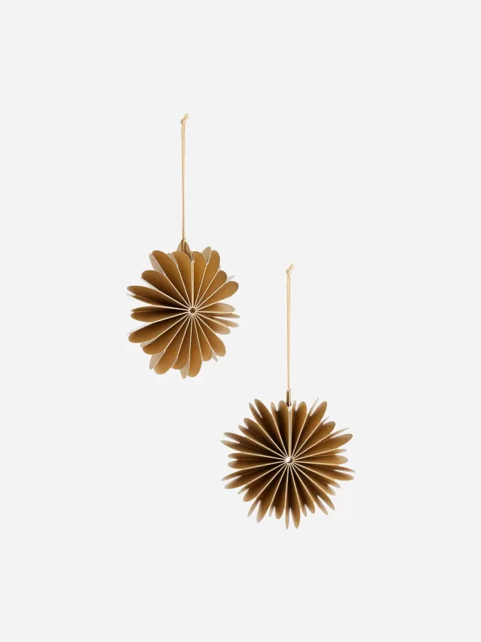 Snowflake Ornaments Set of 2 Snowflake Ornaments Set of 2