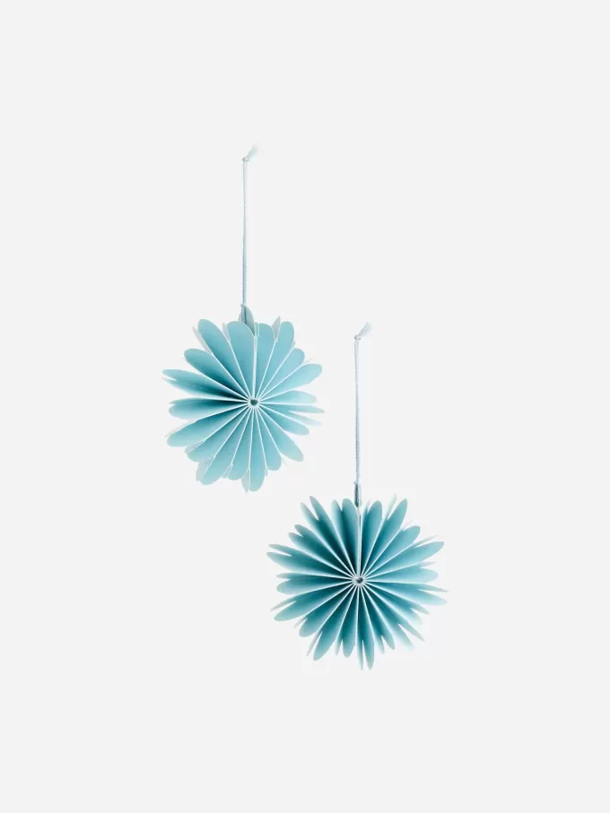 Snowflake Ornaments Set of 2 Snowflake Ornaments Set of 2