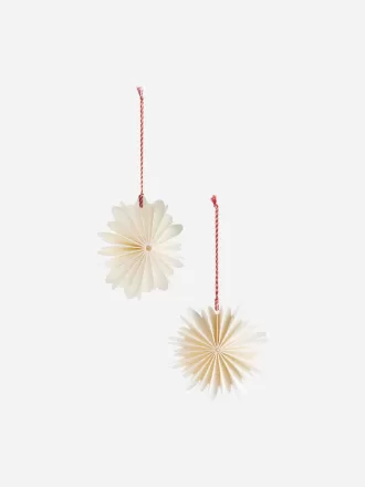 Snowflake Ornaments Set of 2