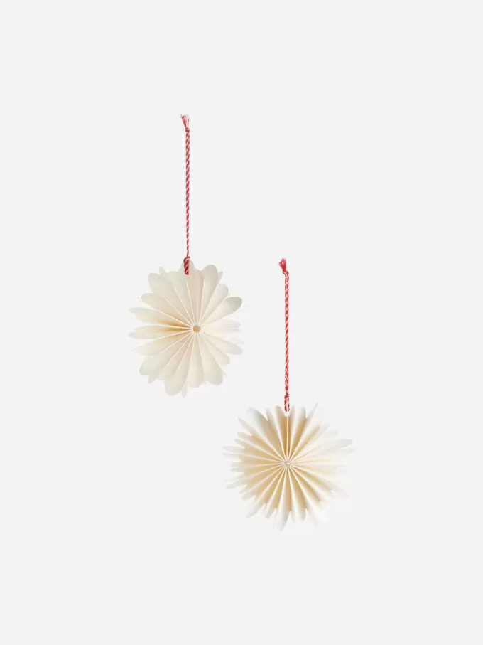 Snowflake Ornaments Set of 2 Snowflake Ornaments Set of 2
