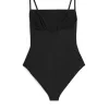 Square-Neck Swimsuit