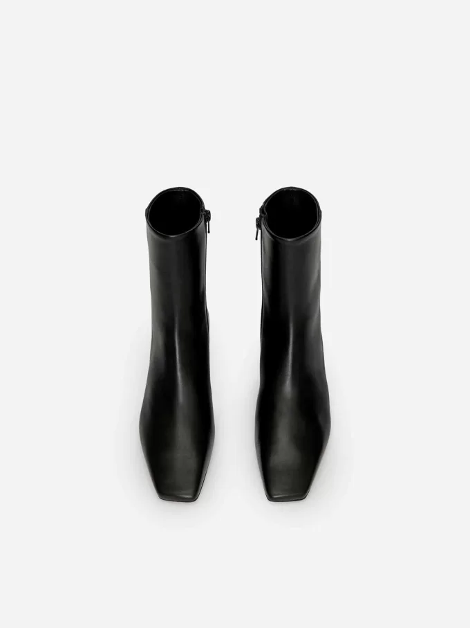 Square-Toe Ankle Boots