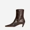 Square-Toe Ankle Boots