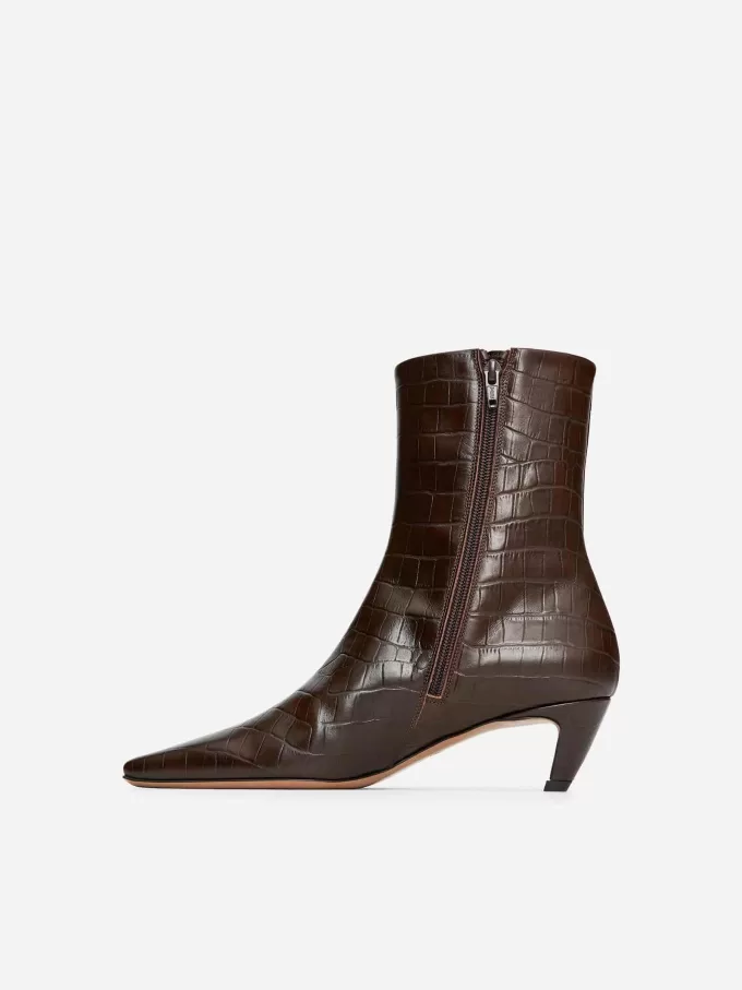 Square-Toe Ankle Boots