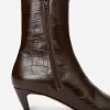 Square-Toe Ankle Boots