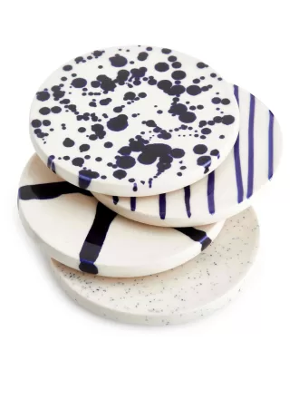 Stoneware Coasters Set of 4
