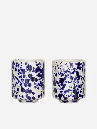 Stoneware Cups Set of 2