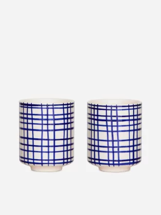 Stoneware Cups Set of 2