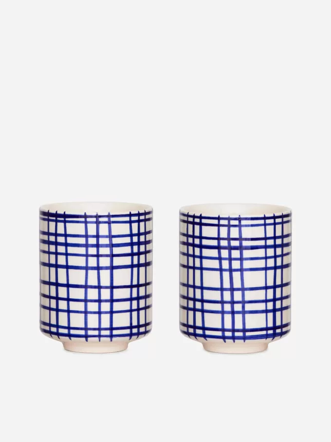Stoneware Cups Set of 2