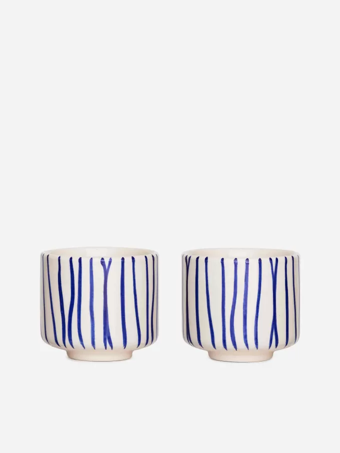 Stoneware Cups Set of 2