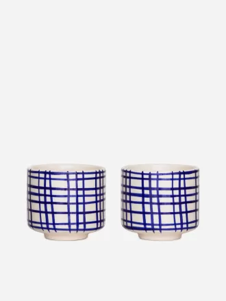 Stoneware Cups Set of 2